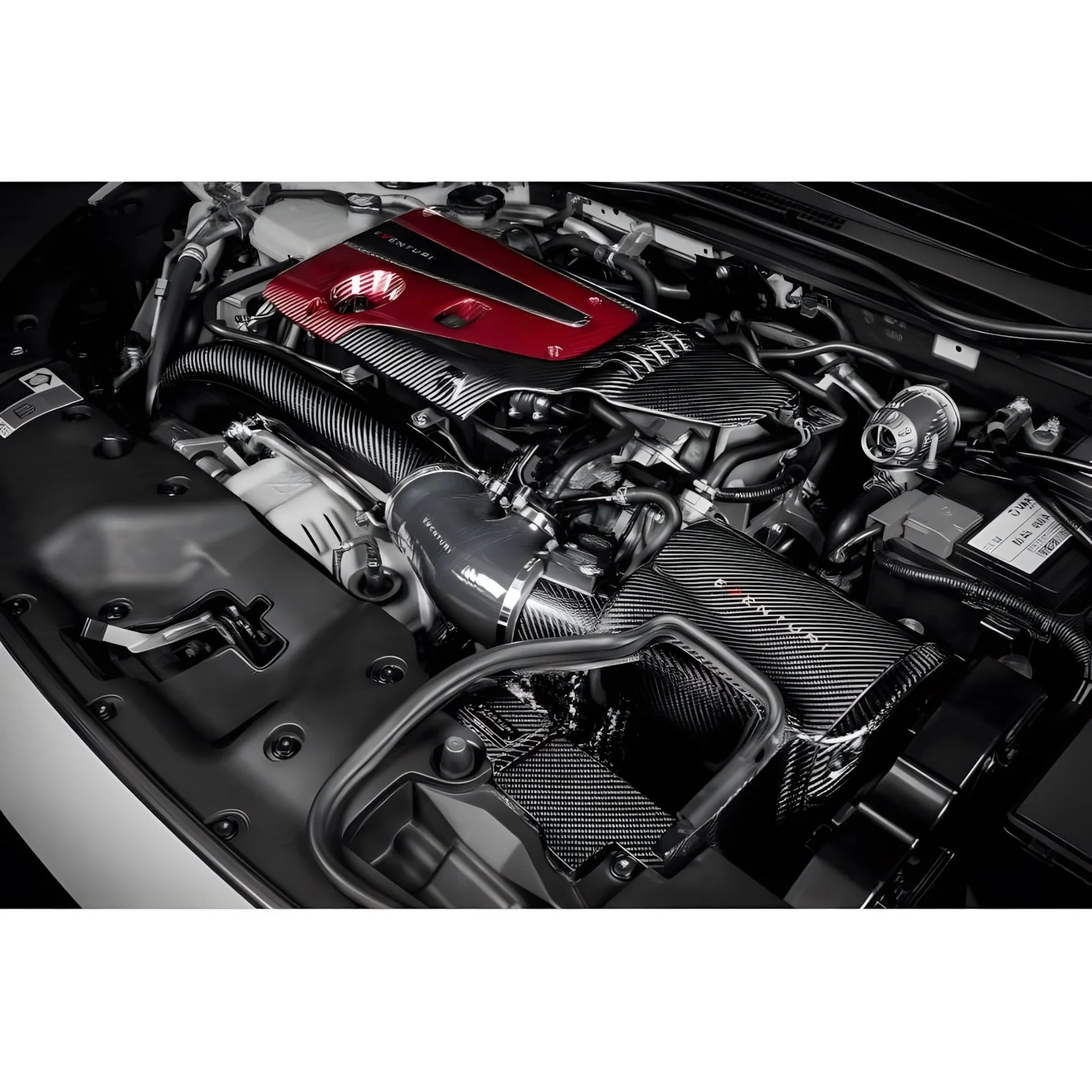 Eventuri Honda Civic Type R | FK8 | Carbon V2 MAF Tube and Silicon Set - Image 5