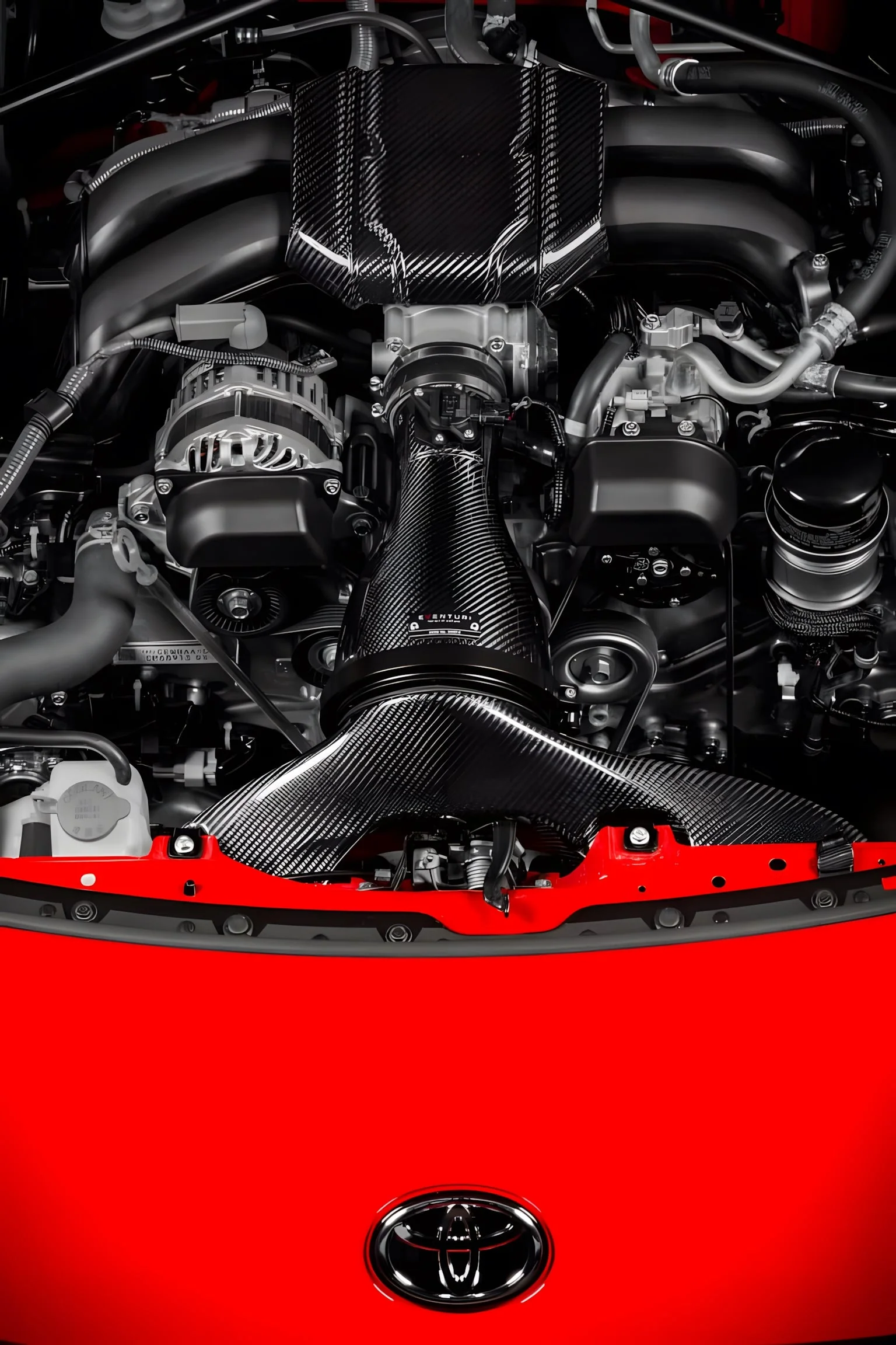 Eventuri Toyota GR86 | Carbon Engine Cover - Image 5