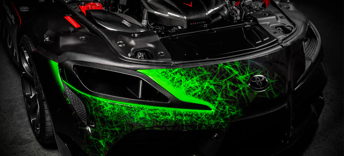 Eventuri Toyota MK5 Supra | Carbon Headlamp Duct - Image 4