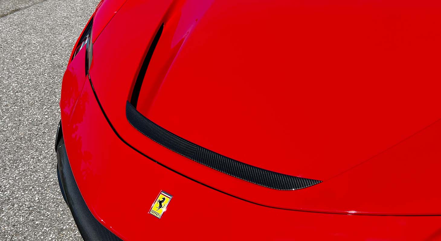 Ferrari SF90 Spider / Stradale | Novitec Carbon Front Lid Insert - Image 3
