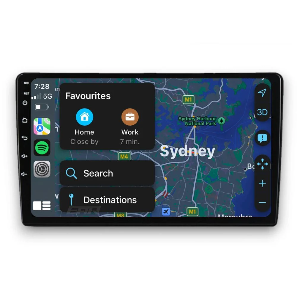 Ford Escape (2000 - 2007) Multimedia 9" Touchscreen Display + Built-In Wireless Carplay & Android Auto - Image 4