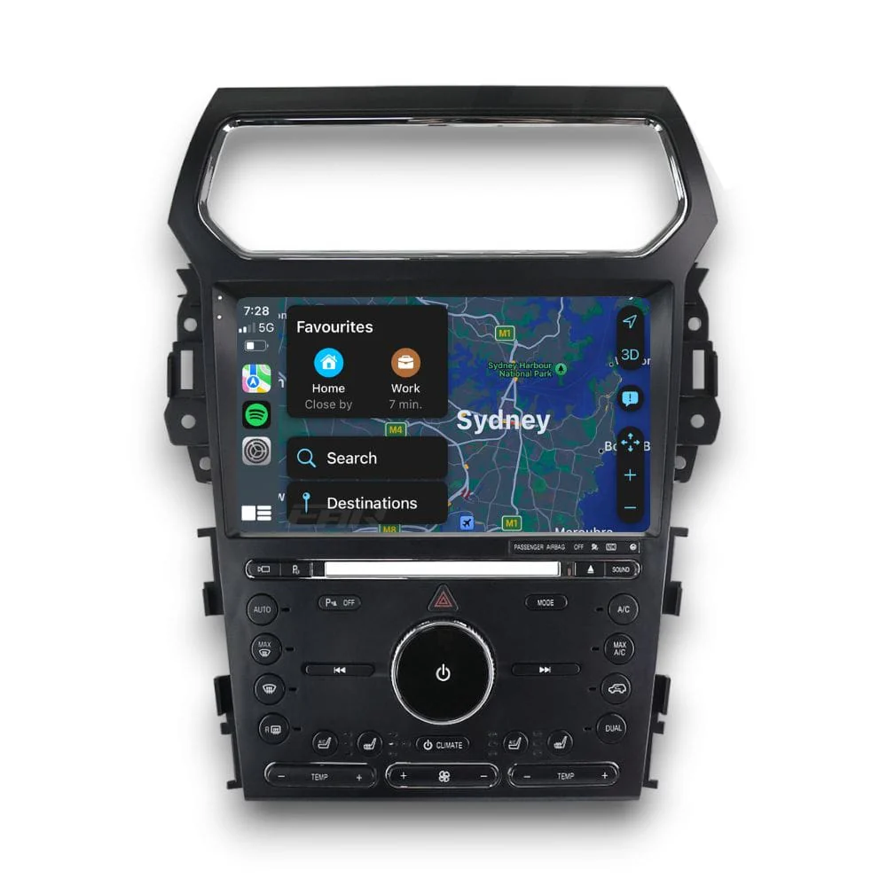Ford Explorer (2011 - 2019) Multimedia 10" Touchscreen Display + Built-In Wireless Carplay & Android Auto - Image 5