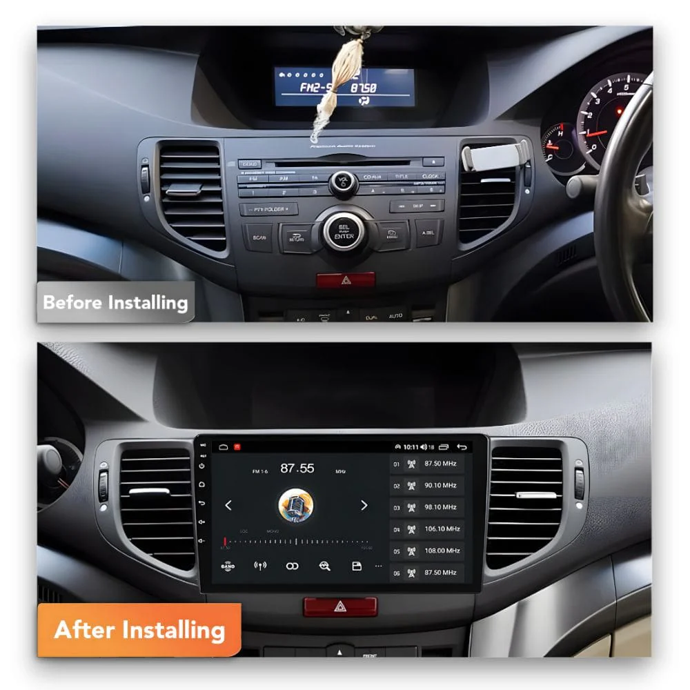 Honda Accord Euro (2008 - 2015) Multimedia 9" Touchscreen Display + Built-In Wireless Carplay & Android Auto - Image 6