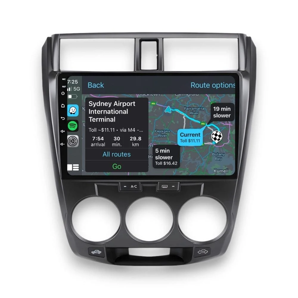 Honda City (2008 - 2013) Multimedia 10" Touchscreen Display + Built-In Wireless Carplay & Android Auto - Image 2