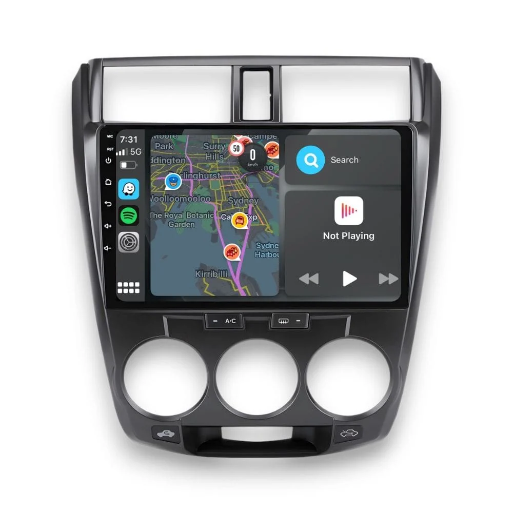 Honda City (2008 - 2013) Multimedia 10" Touchscreen Display + Built-In Wireless Carplay & Android Auto - Image 4