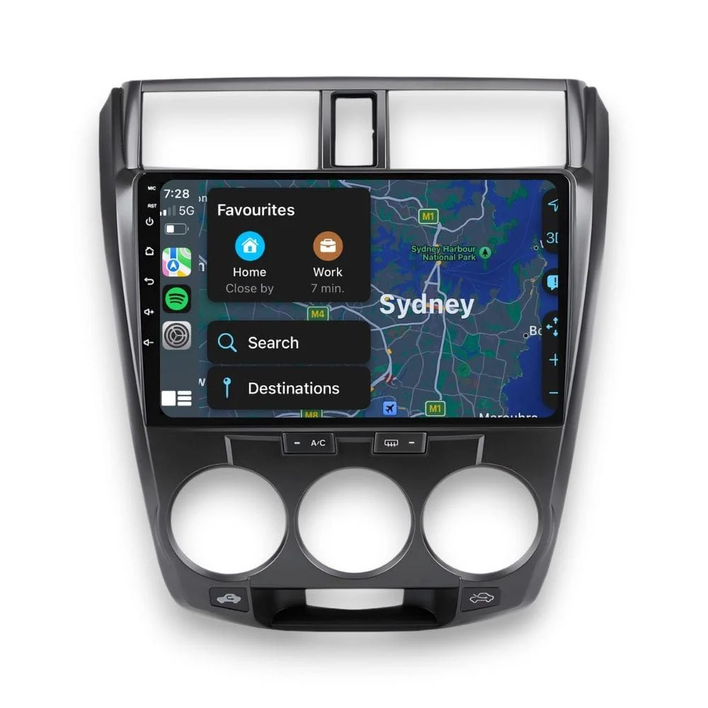 Honda City (2008 - 2013) Multimedia 10" Touchscreen Display + Built-In Wireless Carplay & Android Auto - Image 5
