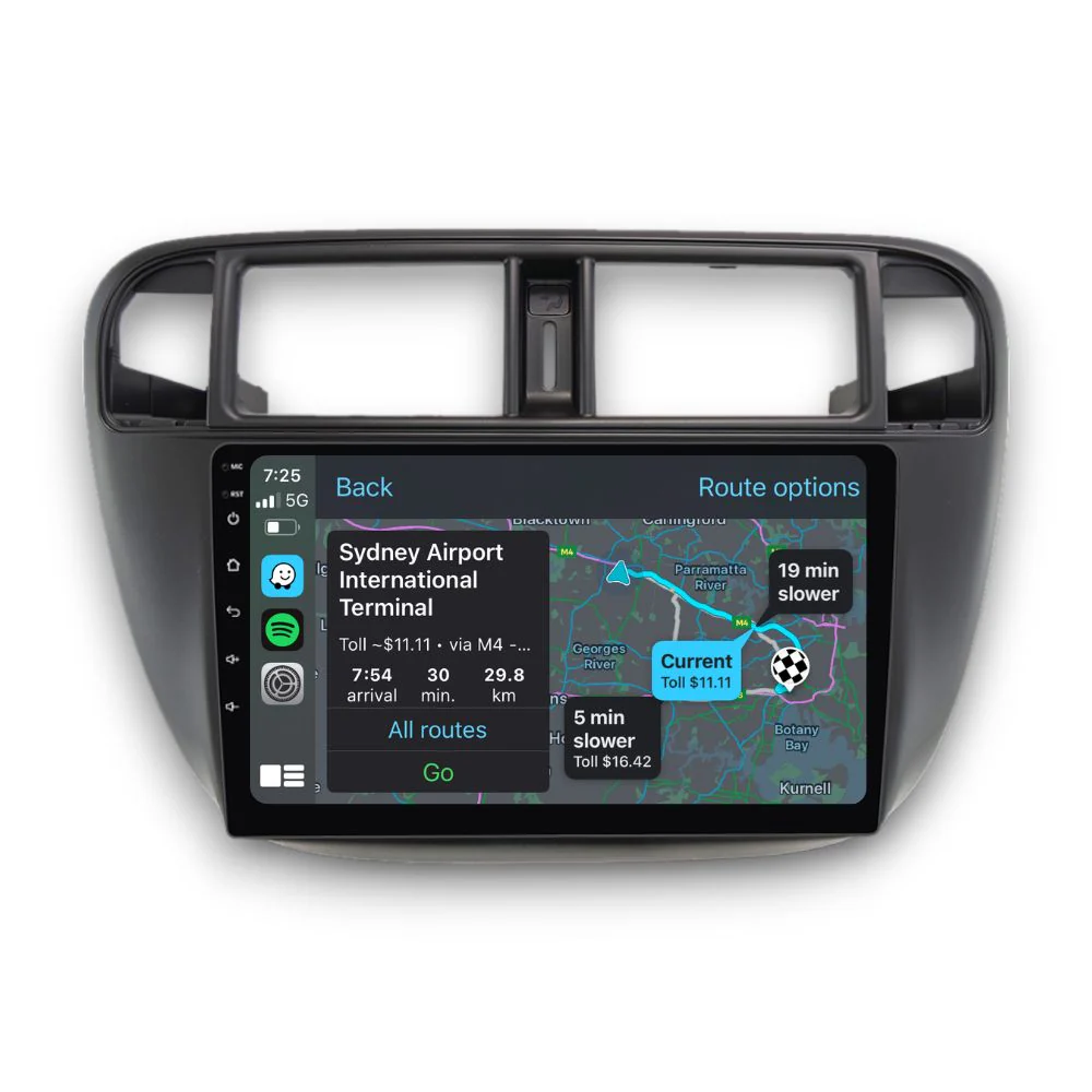 Honda Civic (1992 - 2000) Multimedia 9" Touchscreen Display + Built-In Wireless Carplay & Android Auto - Image 2