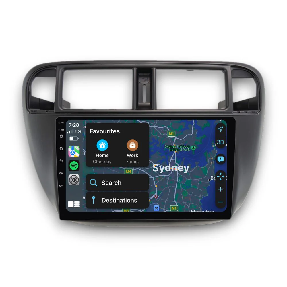 Honda Civic (1992 - 2000) Multimedia 9" Touchscreen Display + Built-In Wireless Carplay & Android Auto - Image 5