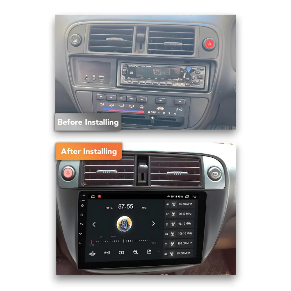 Honda Civic (1992 - 2000) Multimedia 9" Touchscreen Display + Built-In Wireless Carplay & Android Auto - Image 6