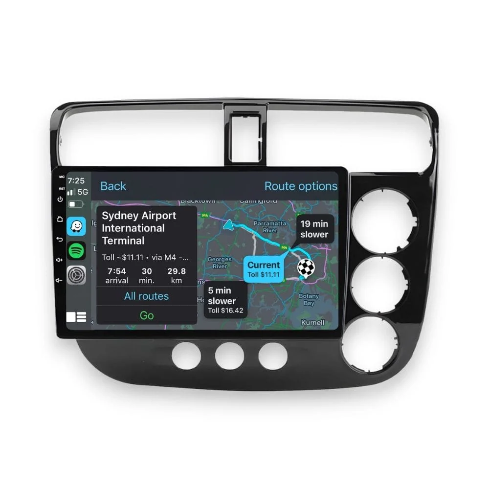 Honda Civic (2001 - 2005) Multimedia 9" Touchscreen Display + Built-In Wireless Carplay & Android Auto - Image 2