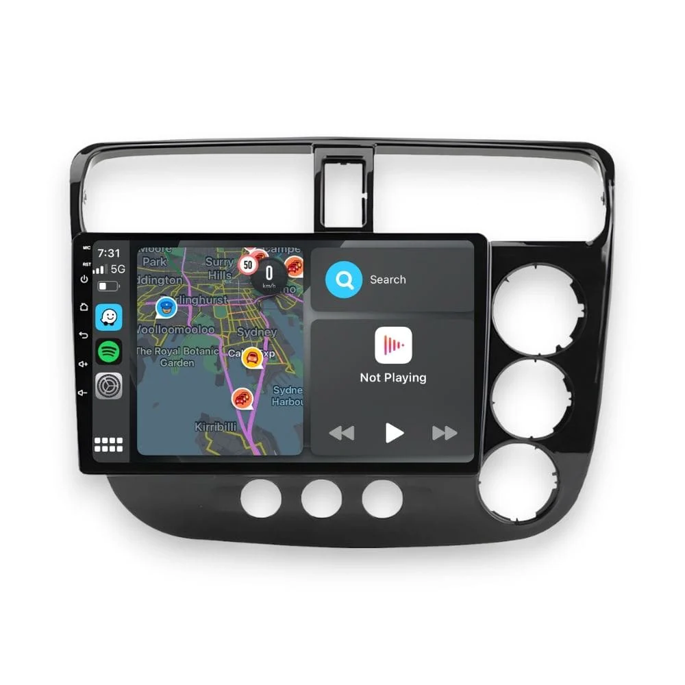 Honda Civic (2001 - 2005) Multimedia 9" Touchscreen Display + Built-In Wireless Carplay & Android Auto - Image 4