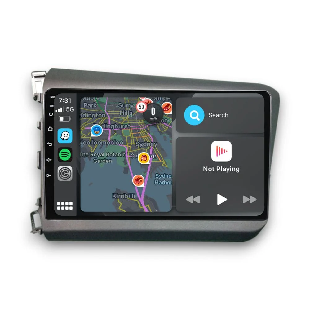 Honda Civic (2012 - 2015) Multimedia 9" Touchscreen Display + Built-In Wireless Carplay & Android Auto - Image 5
