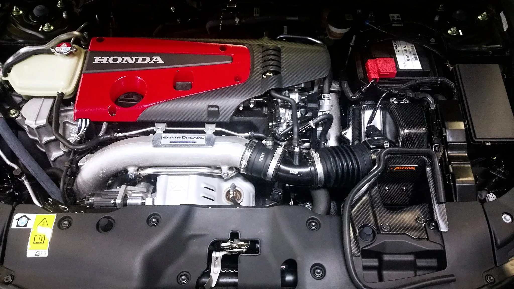 ARMASPEED Honda Civic Type-R FK8 | Carbon Fiber Cold Air Intake - Image 3