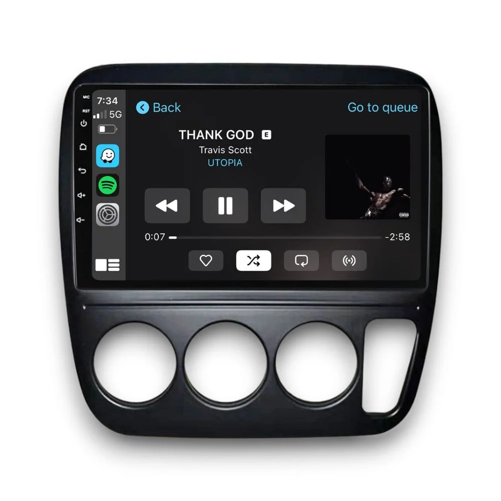 Honda CR-V (1997 - 2001) Multimedia 9" Touchscreen Display + Built-In Wireless Carplay & Android Auto - Image 3