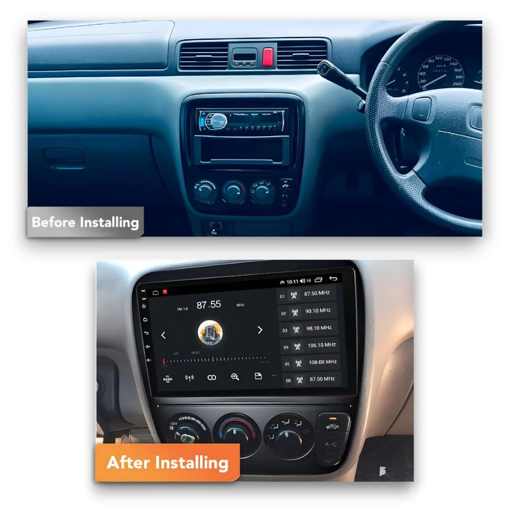 Honda CR-V (1997 - 2001) Multimedia 9" Touchscreen Display + Built-In Wireless Carplay & Android Auto - Image 6