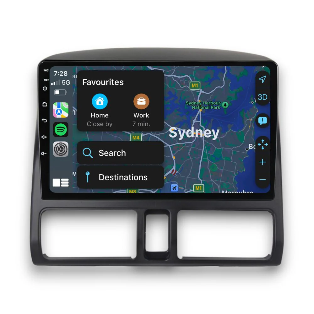 Honda CR-V (2000 - 2006) Multimedia 9" Touchscreen Display + Built-In Wireless Carplay & Android Auto - Image 5
