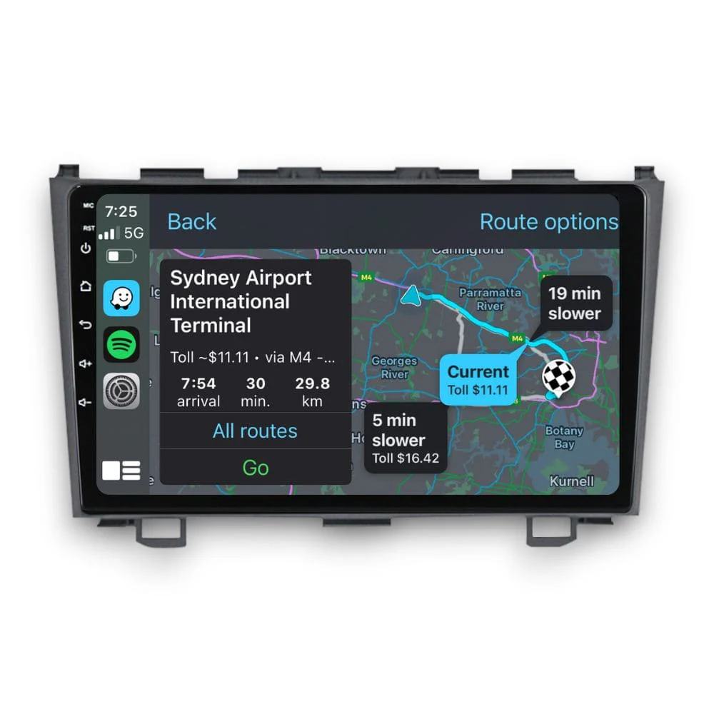 Honda CR-V (2007 - 2011) Multimedia 9" Touchscreen Display + Built-In Wireless Carplay & Android Auto - Image 2