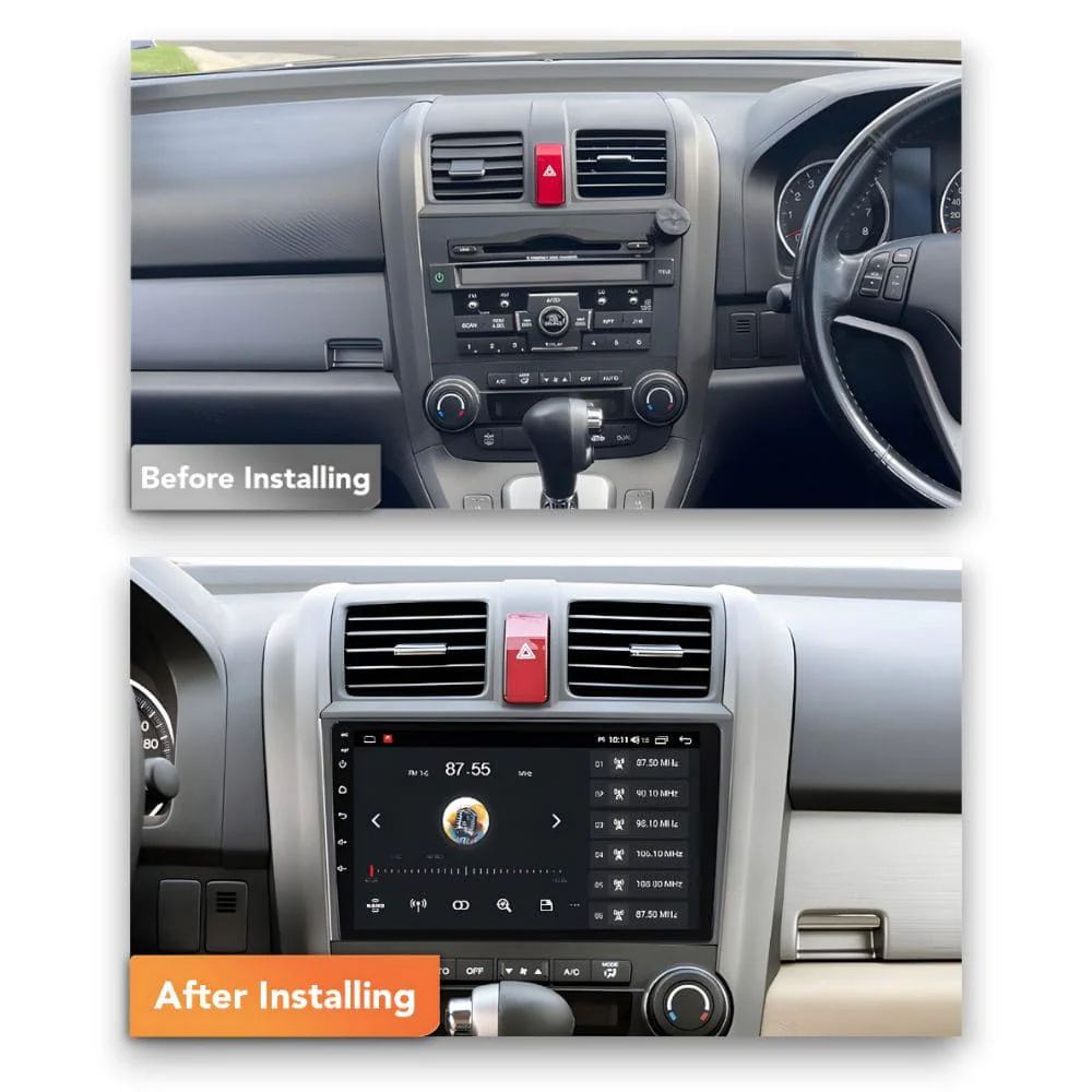 Honda CR-V (2007 - 2011) Multimedia 9" Touchscreen Display + Built-In Wireless Carplay & Android Auto - Image 6