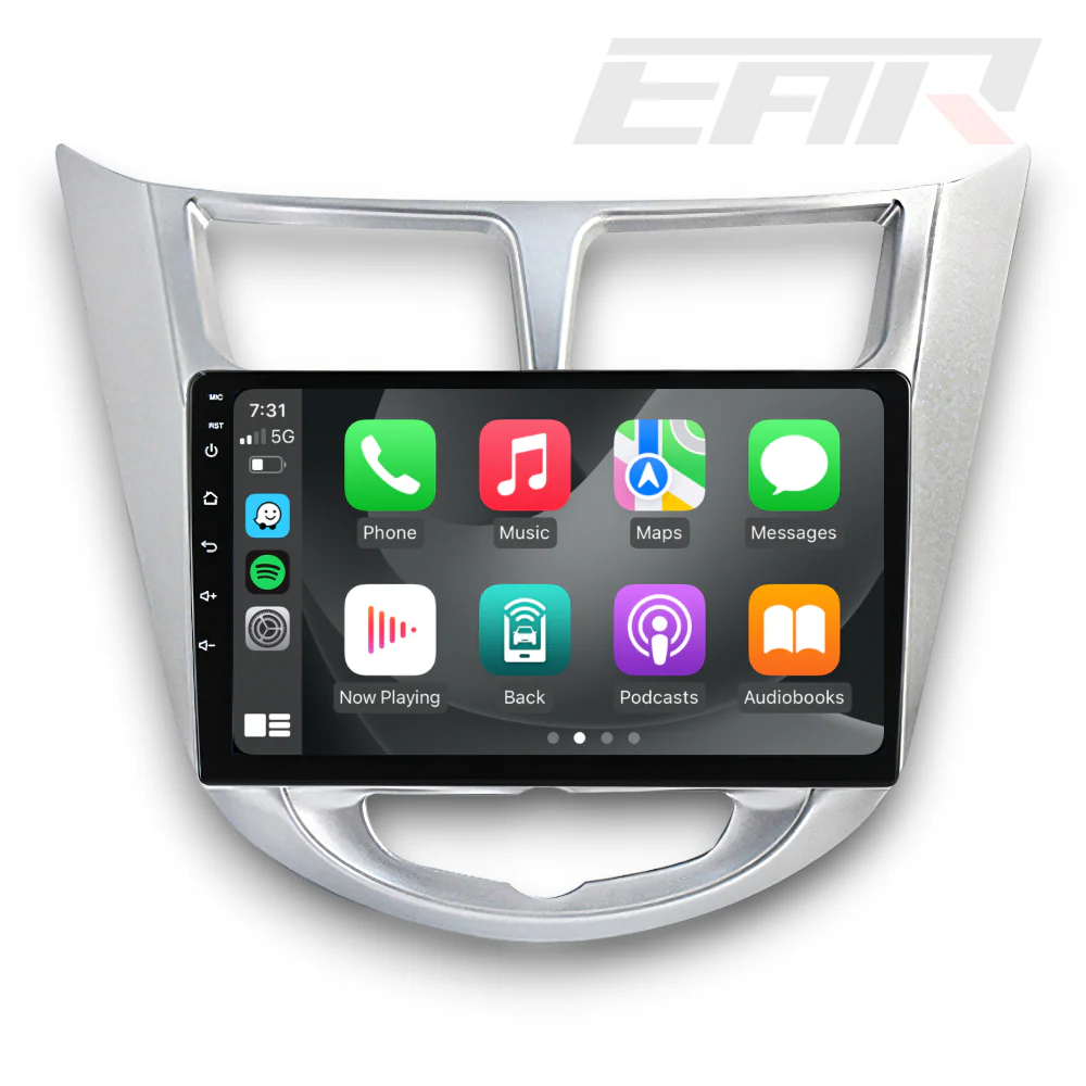 Hyundai Accent/Verna (2011 - 2019) Multimedia 9" Touchscreen Display + Built-In Wireless Carplay & Android Auto