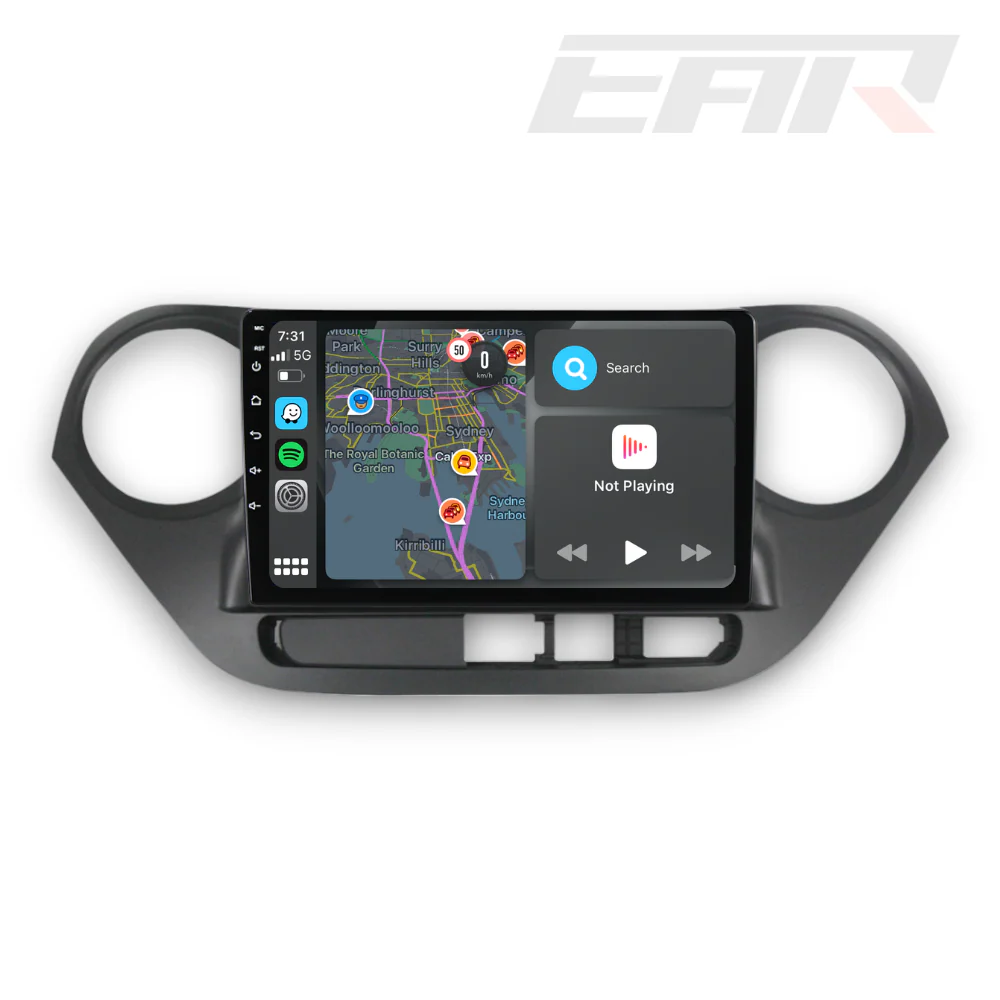 Hyundai i10 (2014 - 2017) Multimedia 10" Touchscreen Display + Built-In Wireless Carplay & Android Auto - Image 4