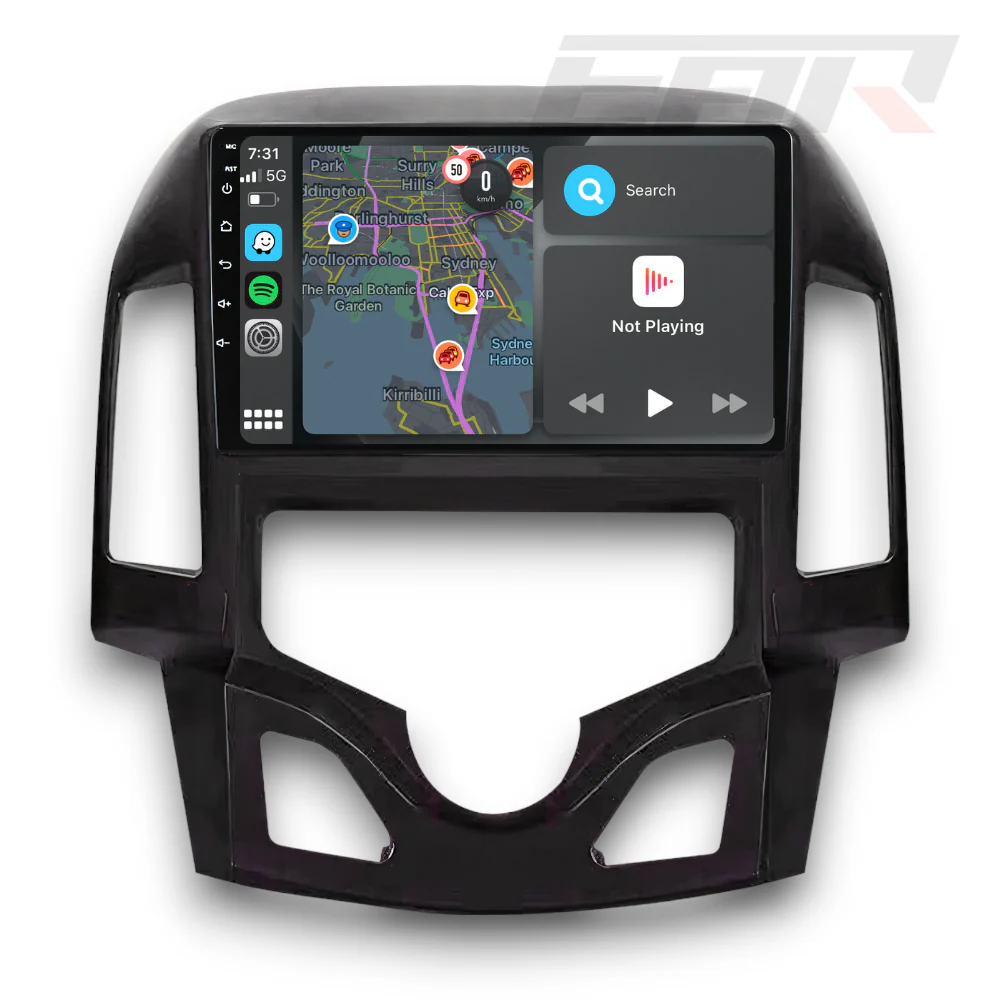 Hyundai i30 (2007 - 2012) Automatic A/C Multimedia 9" Touchscreen Display + Built-In Wireless Carplay & Android Auto - Image 4
