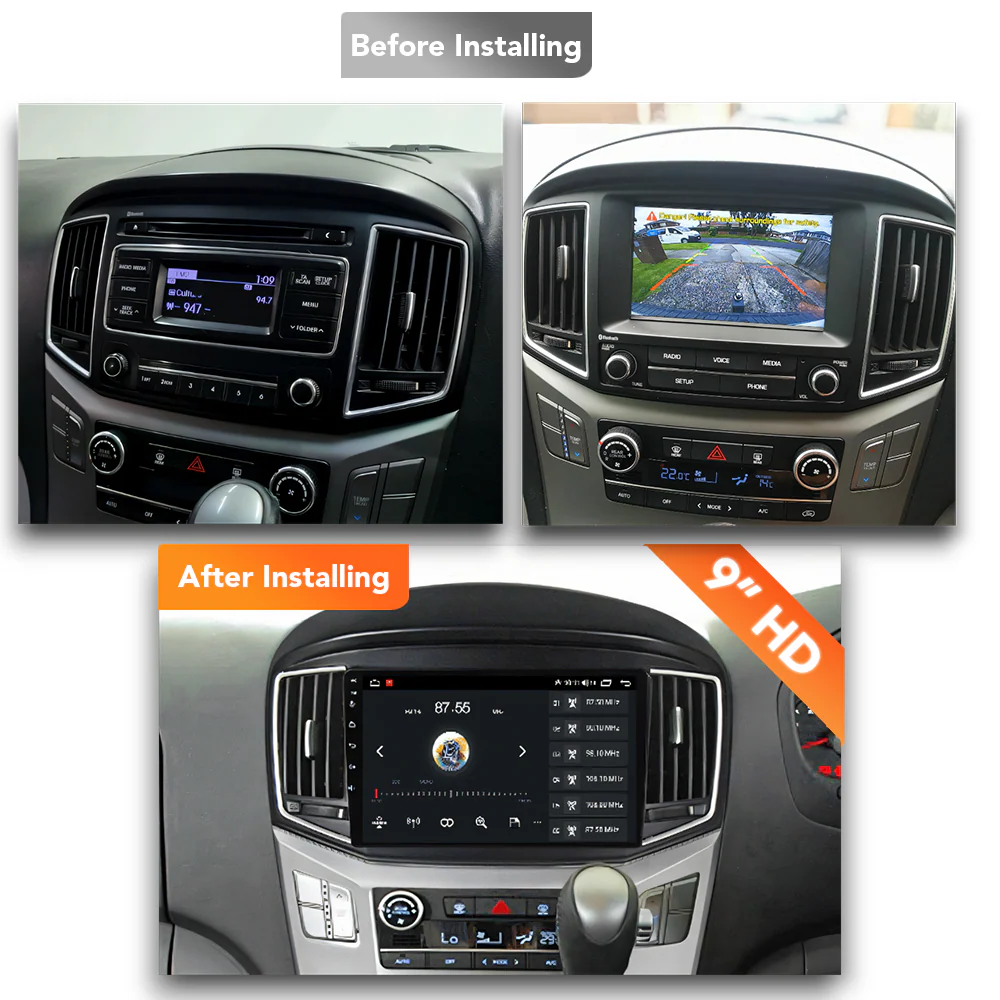 Hyundai iLoad (2015 - 2022) Multimedia 9" Touchscreen Display + Built-In Wireless Carplay & Android Auto - Image 6