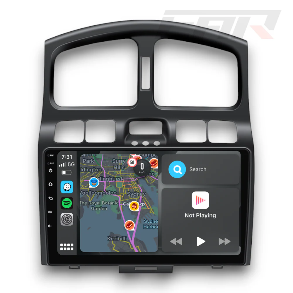 Hyundai Santa Fe (2000 - 2006) Multimedia 9" Touchscreen Display + Built-In Wireless Carplay & Android Auto - Image 4