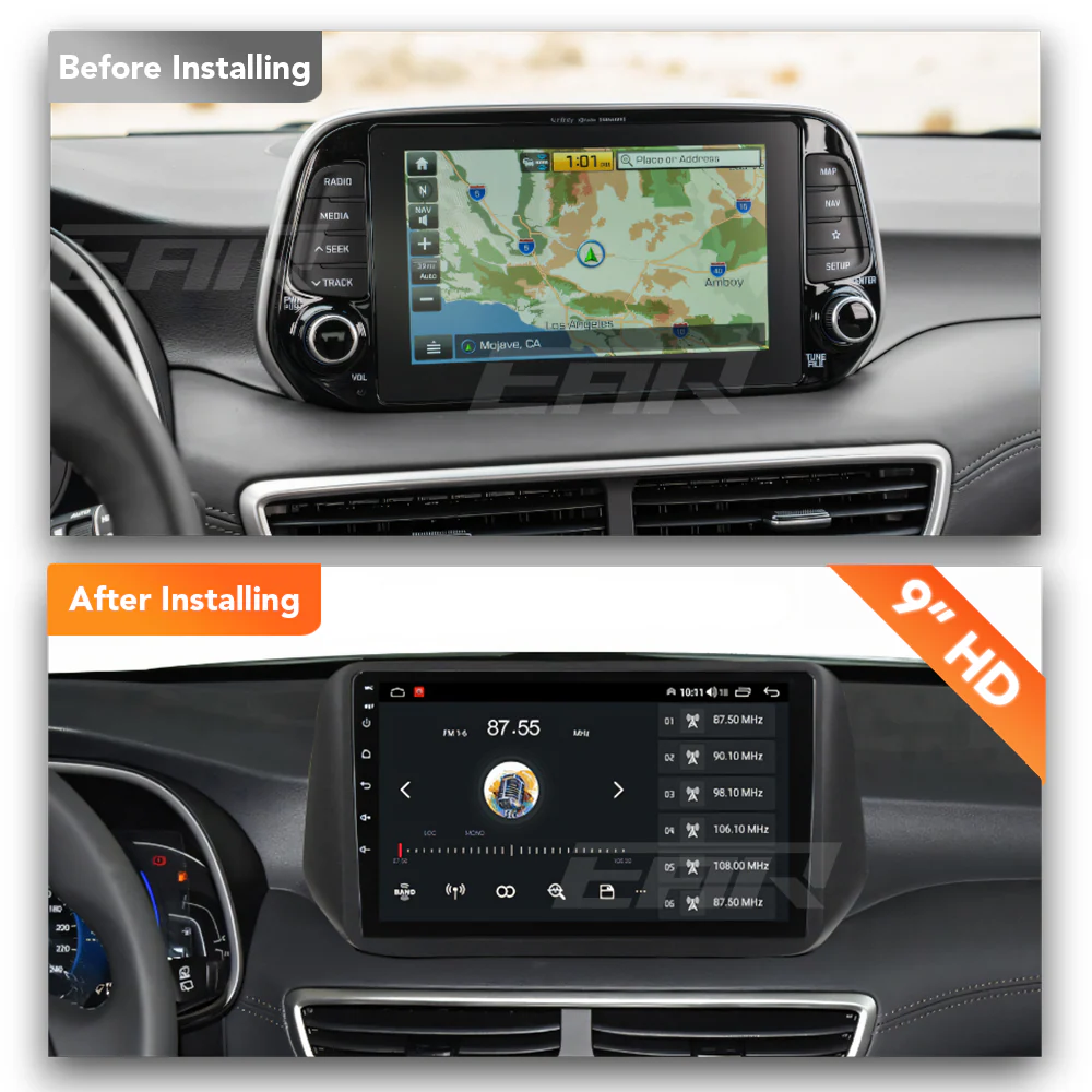Hyundai Tucson (2018 - 2021) Multimedia 10" Touchscreen Display + Built-In Wireless Carplay & Android Auto - Image 6