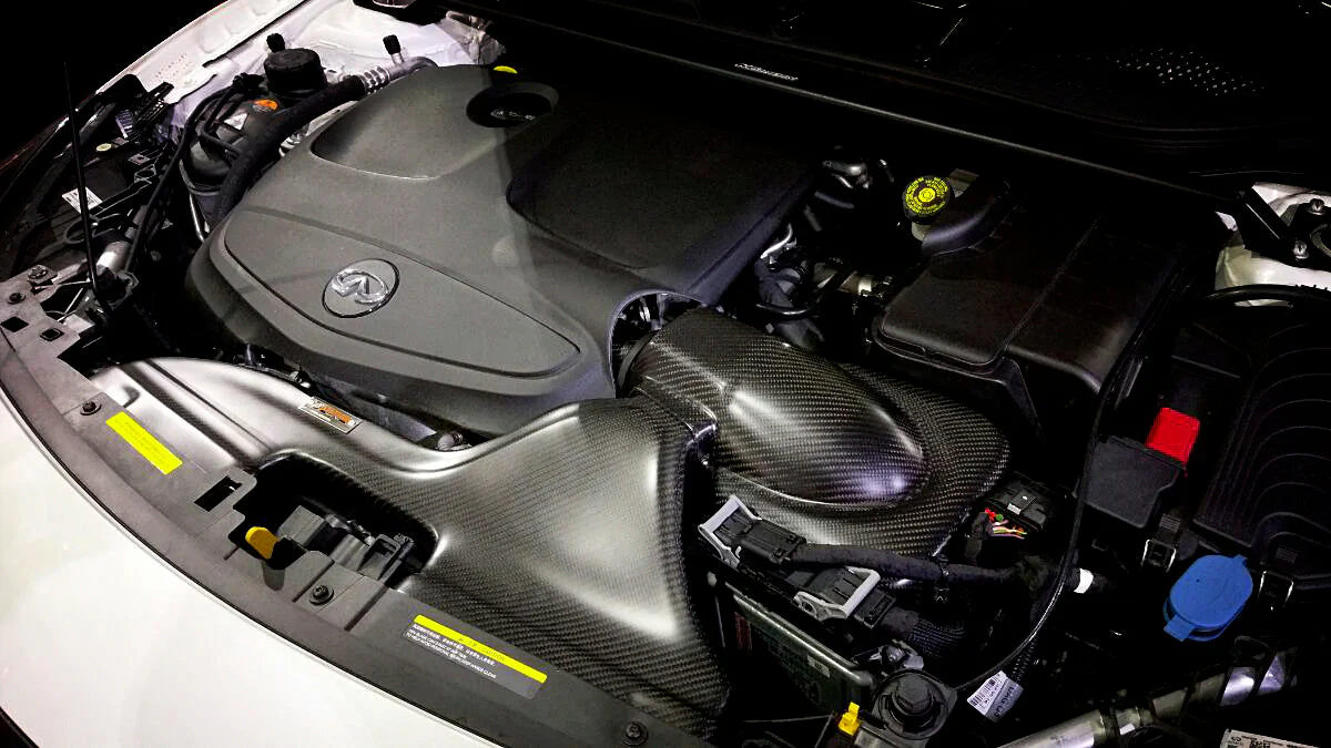 ARMASPEED Infiniti Q30 1.6T 2.0T | Carbon Fiber Cold Air Intake - Image 2