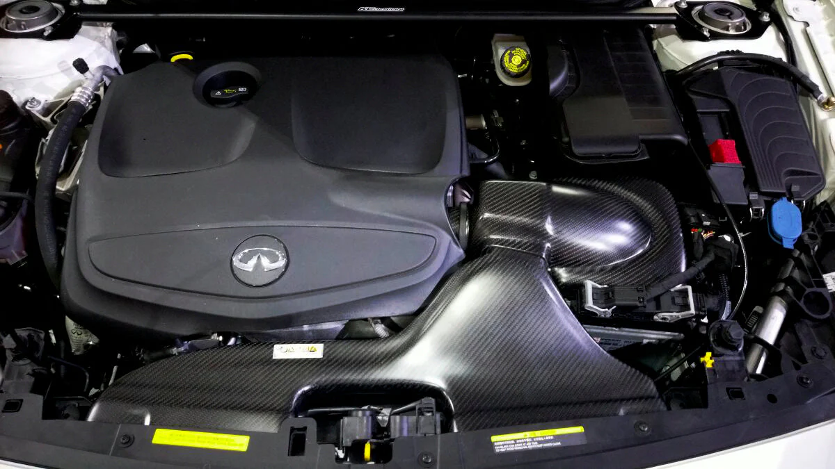 ARMASPEED Infiniti Q30 1.6T 2.0T | Carbon Fiber Cold Air Intake - Image 3