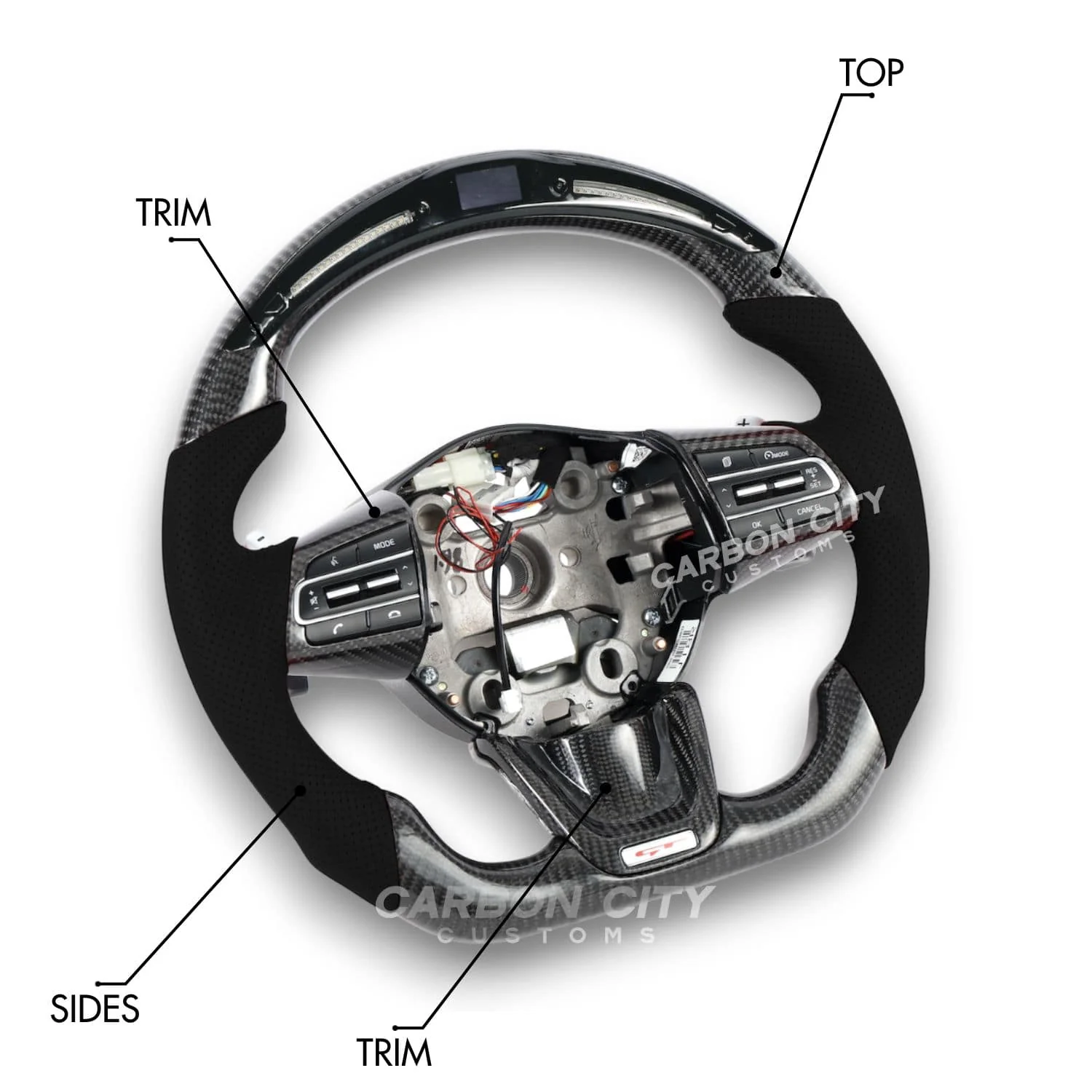 Kia Stinger Style Customizable Steering Wheel - Image 2