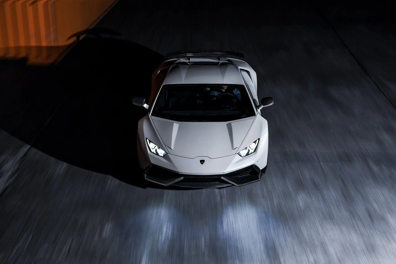 Lamborghini Huracan / Spyder | Novitec Carbon Front Lip Cover - Image 4