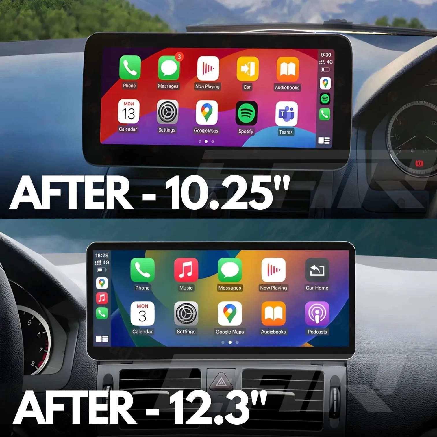 Mercedes Benz C Class | W204 | 10.25"/12.3" Linux CarPlay/Android Touchscreen Display | 2008 - 2010 - Image 4