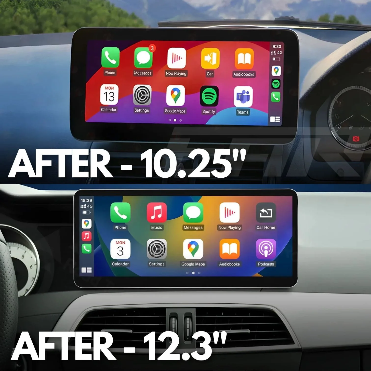Mercedes Benz C Class | W204 | 10.25"/12.3" Linux CarPlay/Android Touchscreen Display | 2011 - 2013 - Image 4