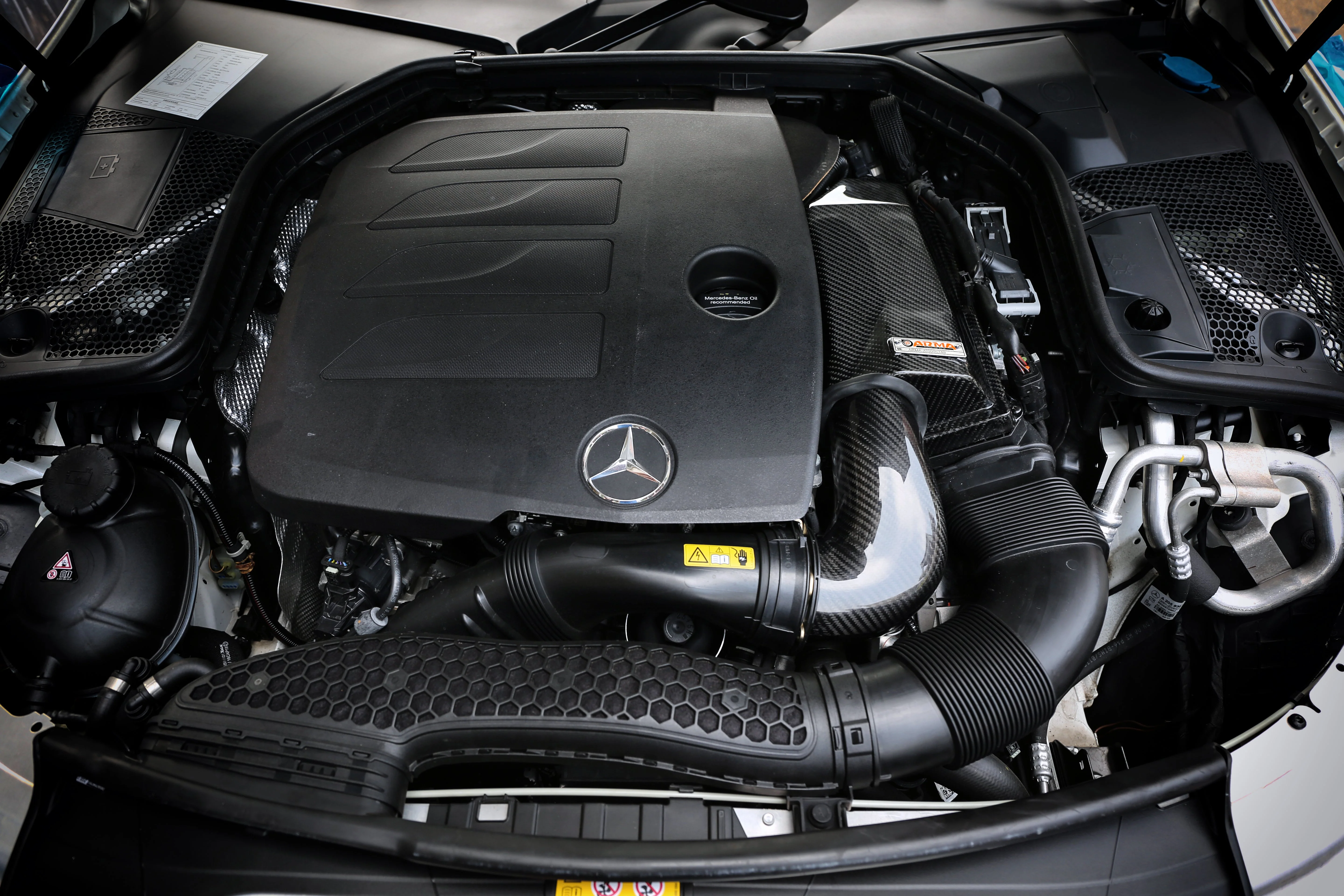 ARMASPEED Mercedes-Benz C Class / E Class | C200 C300 / E300 | W205 / W213 (M264) | Carbon Fiber Cold Air Intake - Image 3