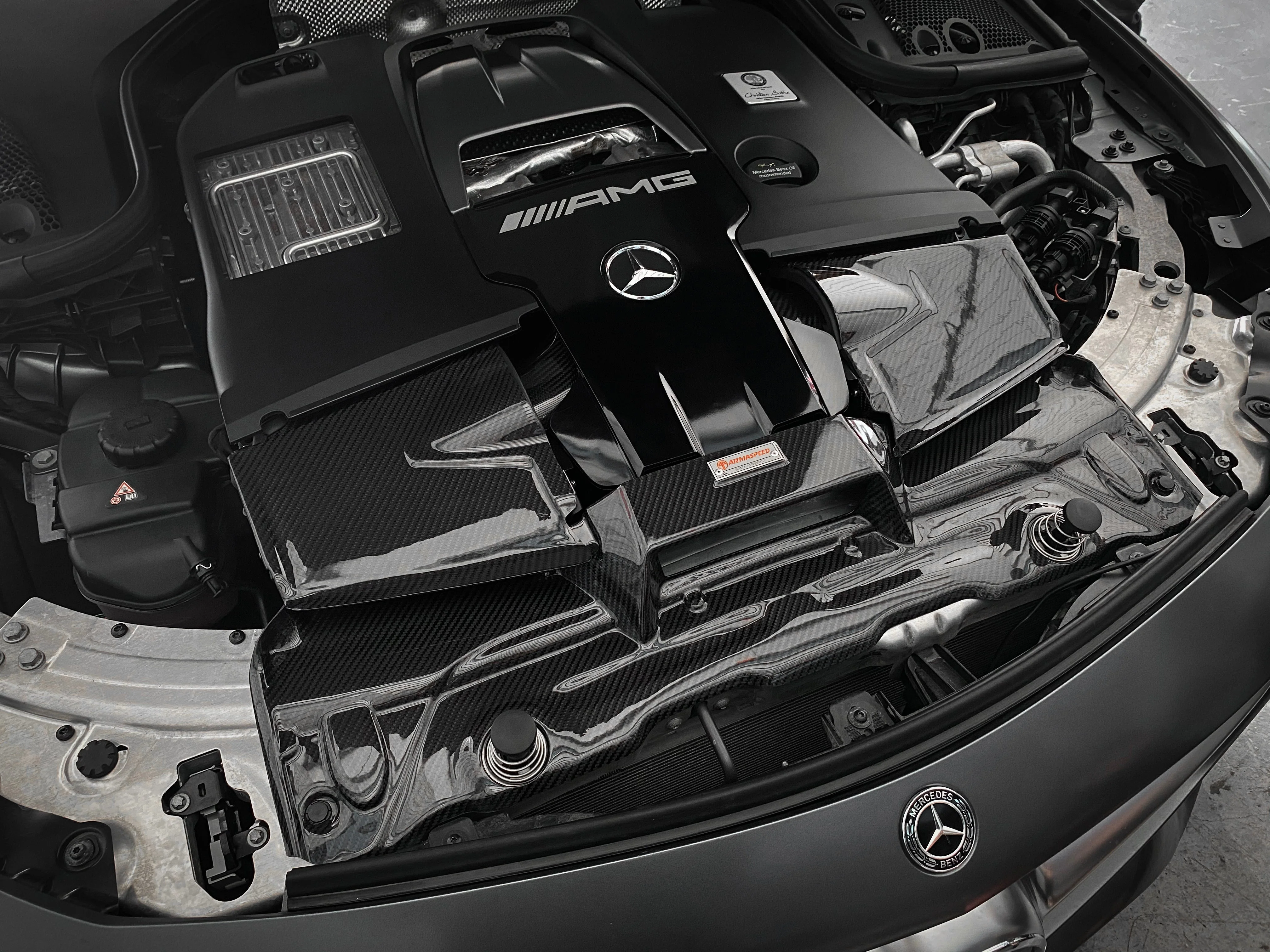 ARMASPEED Mercedes-Benz E Class AMG E63 / E63S | W213 | Carbon Fiber Cold Air Intake - Image 5