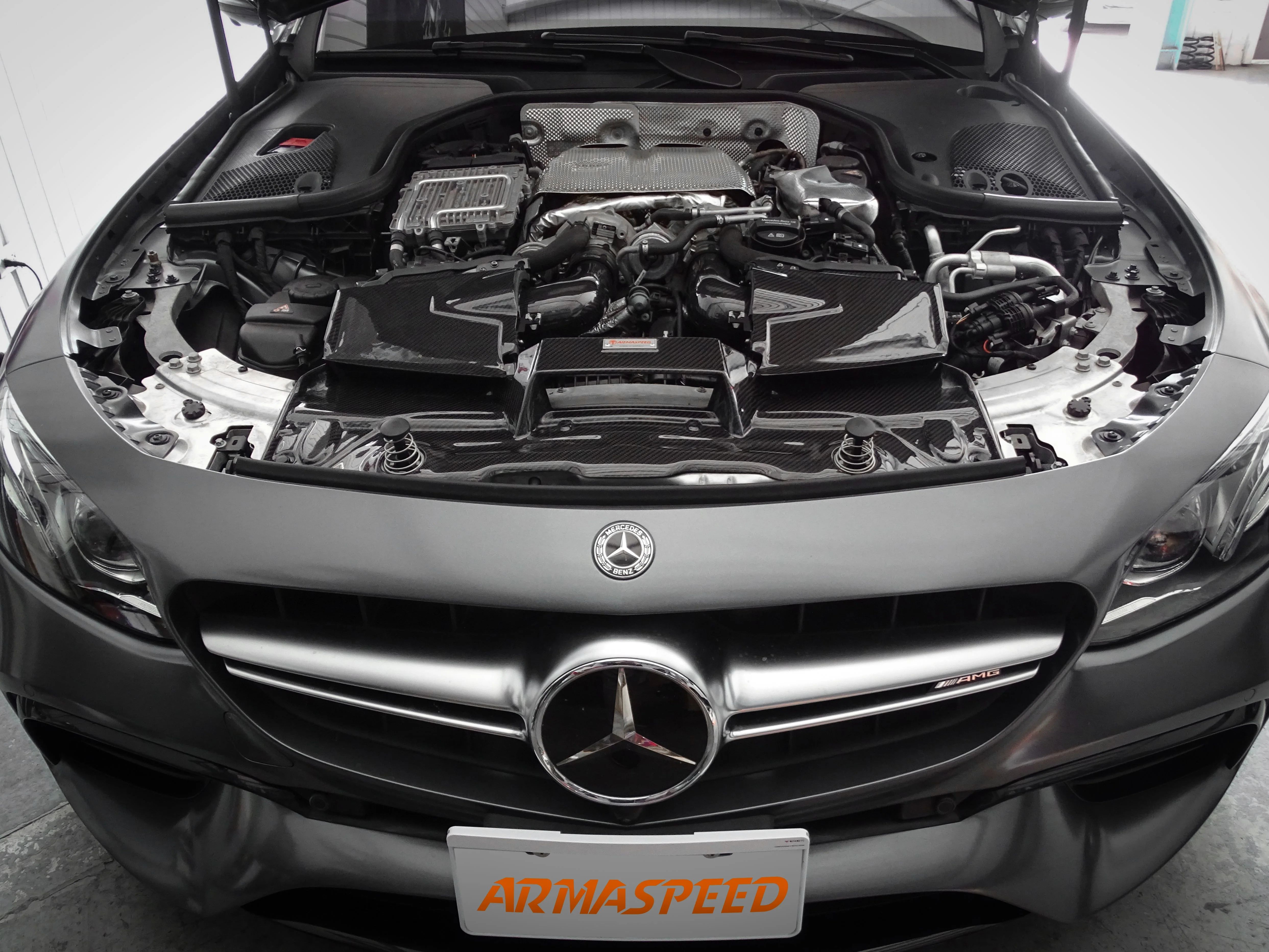 ARMASPEED Mercedes-Benz E Class AMG E63 / E63S | W213 | Carbon Fiber Cold Air Intake - Image 8