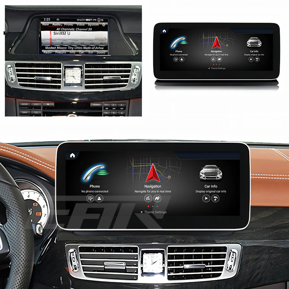 Mercedes Benz CLS Class Android 13.0 (C218/W218) Multimedia 10.25"/12.3" Touchscreen Display + Built-In Wireless Carplay & Android Auto | 2012 - 2018 | LHD/RHD - Image 7