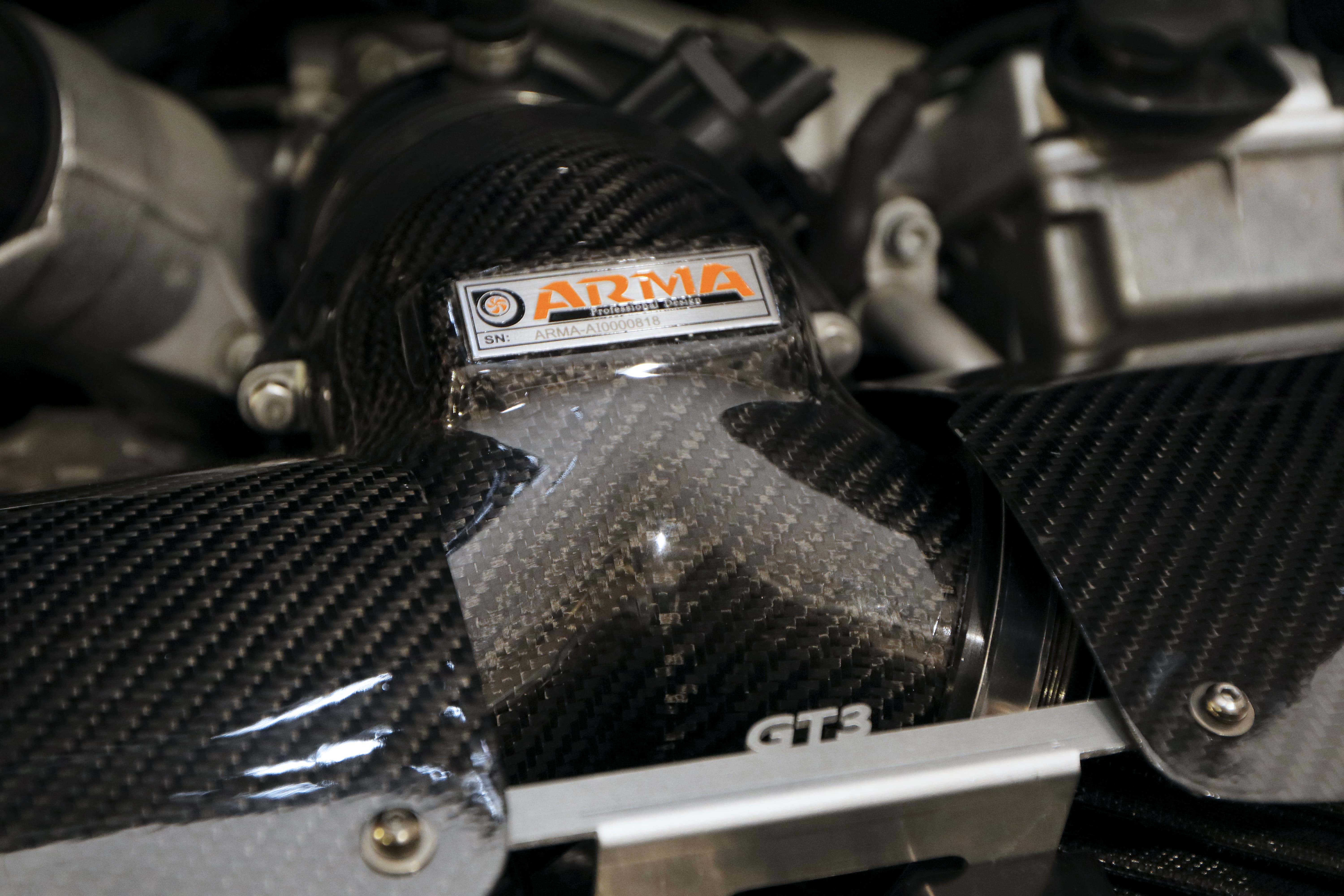 ARMASPEED Porsche 997.2 GT3 | Carbon Fiber Cold Air Intake - Image 4