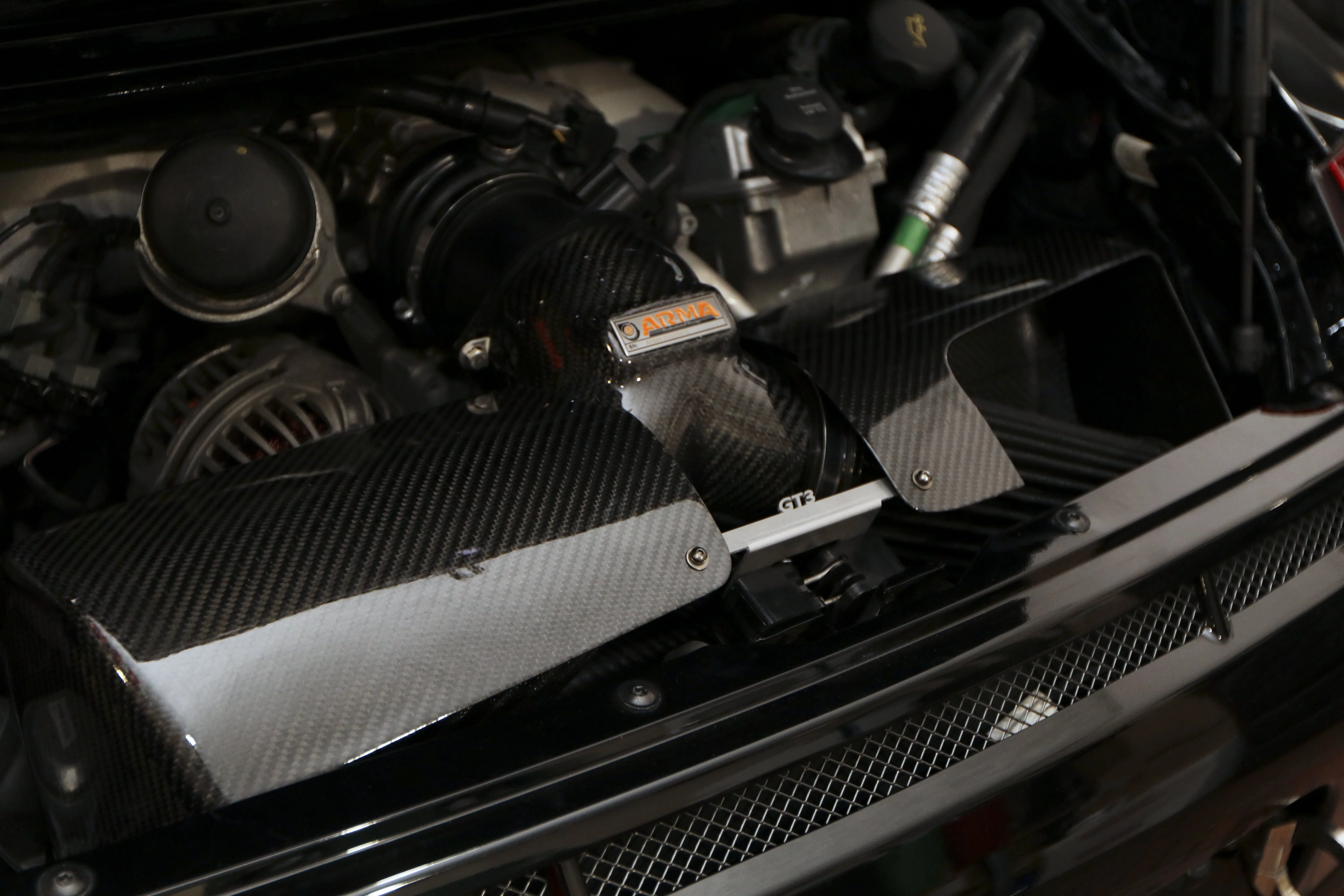 ARMASPEED Porsche 997.2 GT3 | Carbon Fiber Cold Air Intake - Image 6
