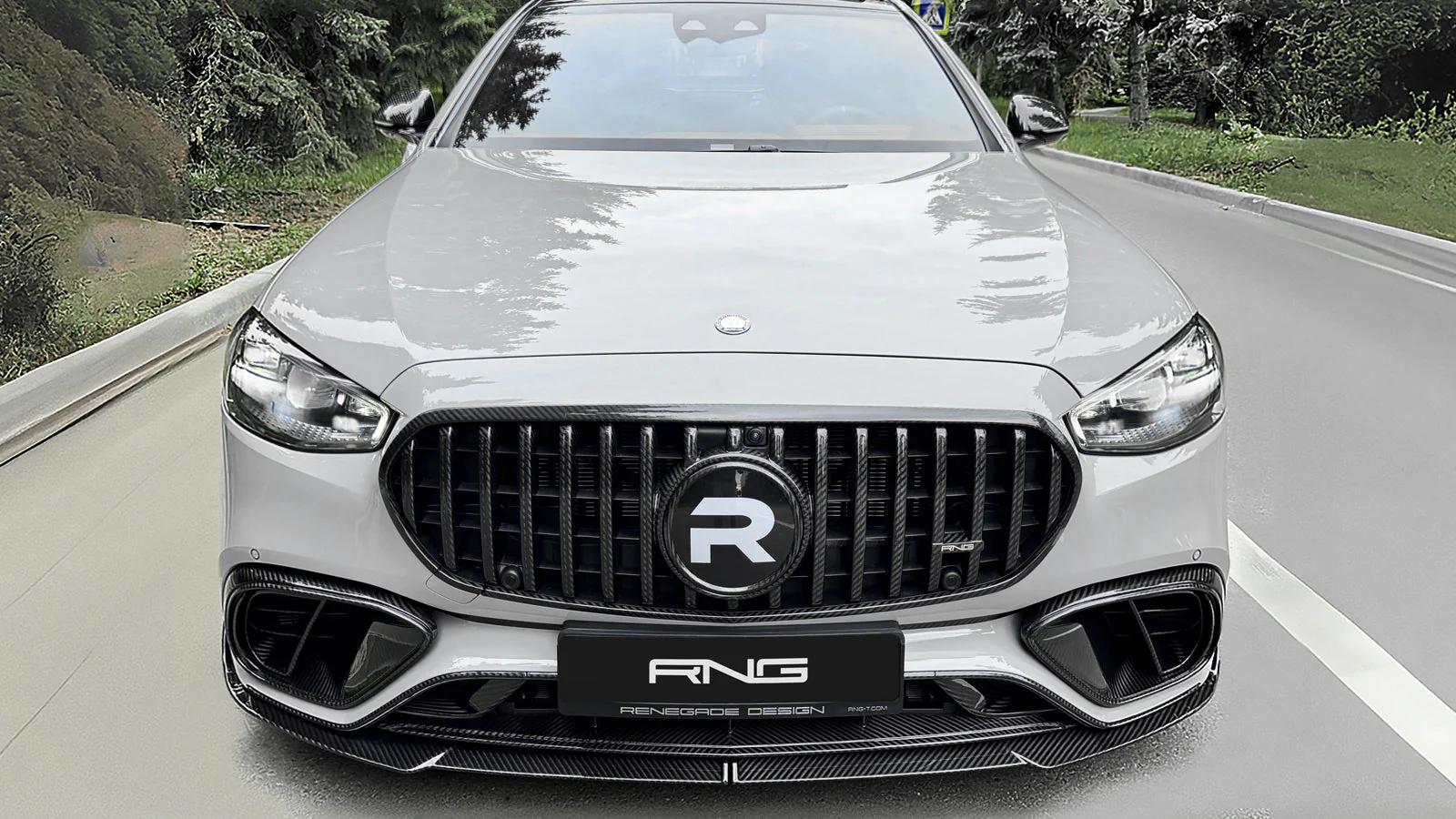 RNG Design Mercedes Benz S63 | W223 | Carbon Front Grille - Image 5