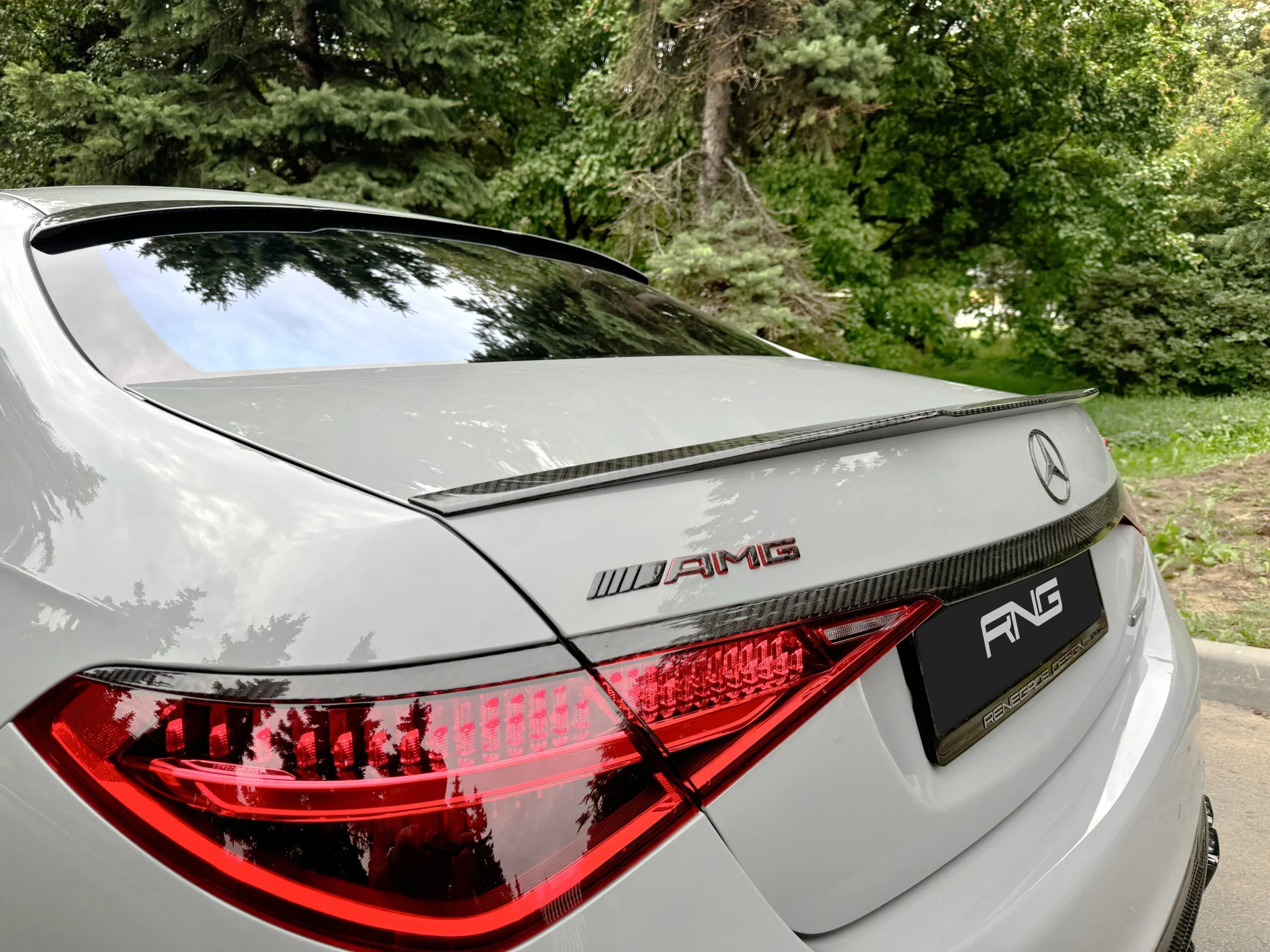 RNG Design Mercedes Benz S63 | W223 | Carbon Rear Spoiler - Image 4