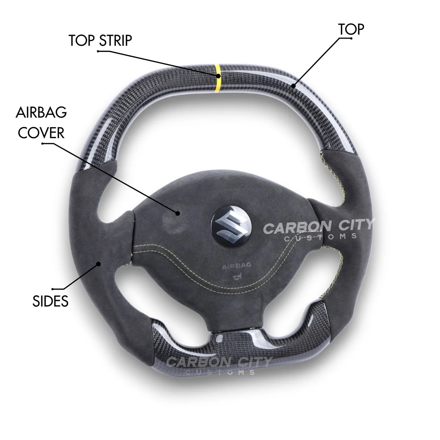 Suzuki Jimny Style Customizable Steering Wheel - Image 2