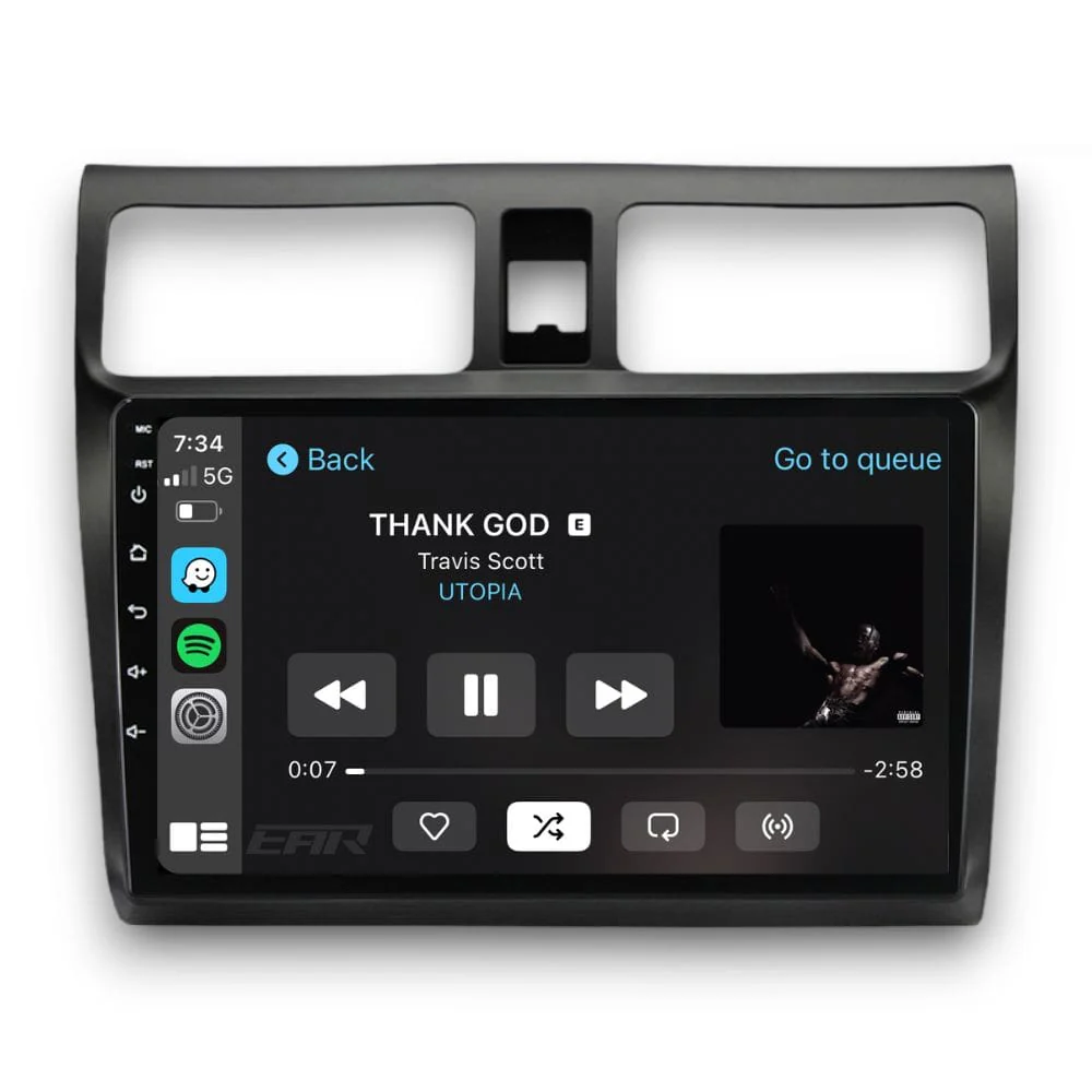 Suzuki Swift (2003 - 2010) Multimedia 10" Touchscreen Display + Built-In Wireless Carplay & Android Auto - Image 3