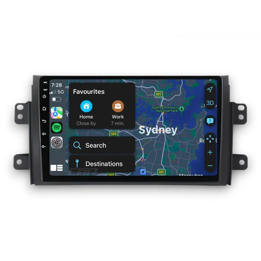 Suzuki SX4 (2006 - 2014) Multimedia 9" Touchscreen Display + Built-In Wireless Carplay & Android Auto - Image 5