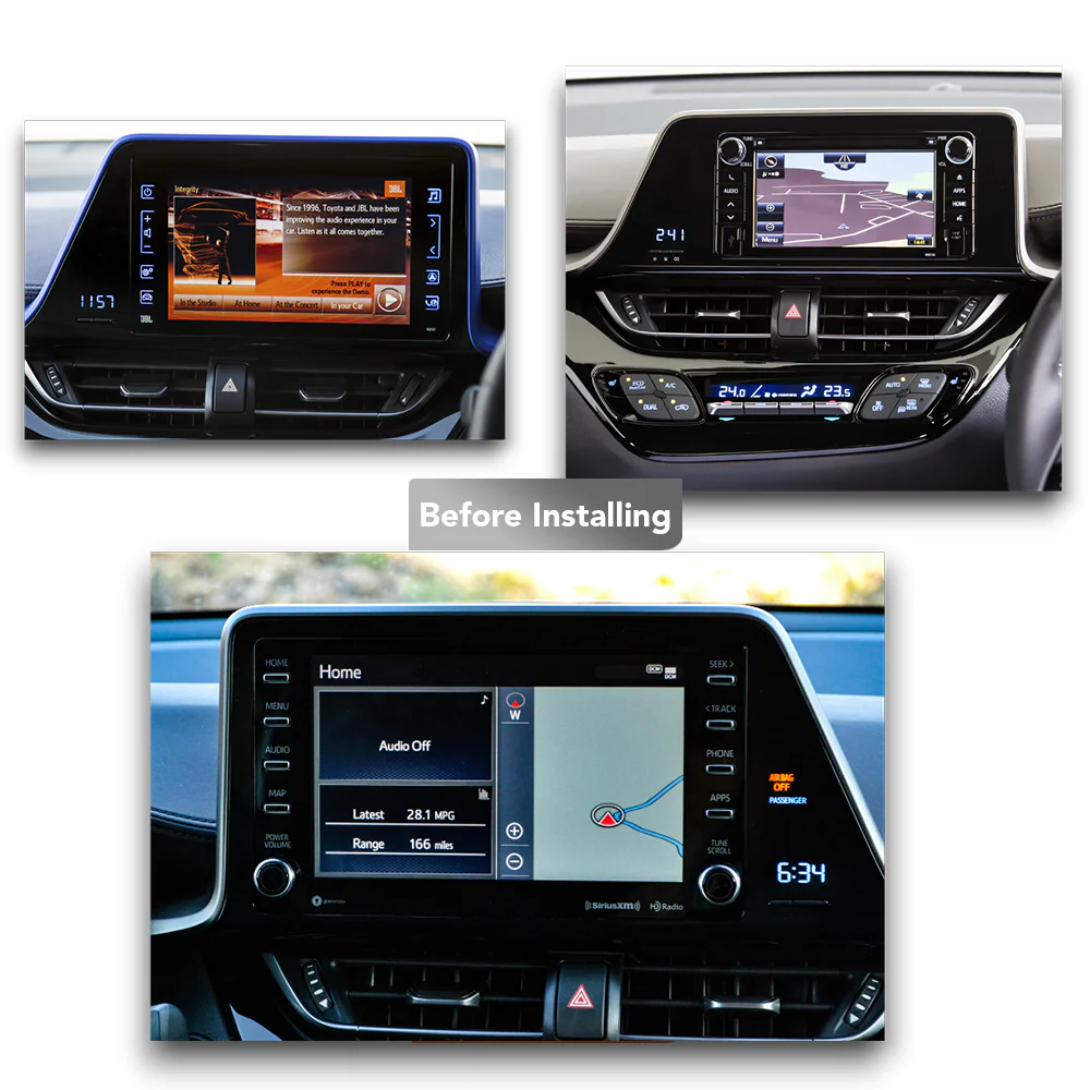 Toyota C-HR (2016 - 2022) Multimedia 9" Touchscreen Display + Built-In Wireless Carplay & Android Auto - Image 6