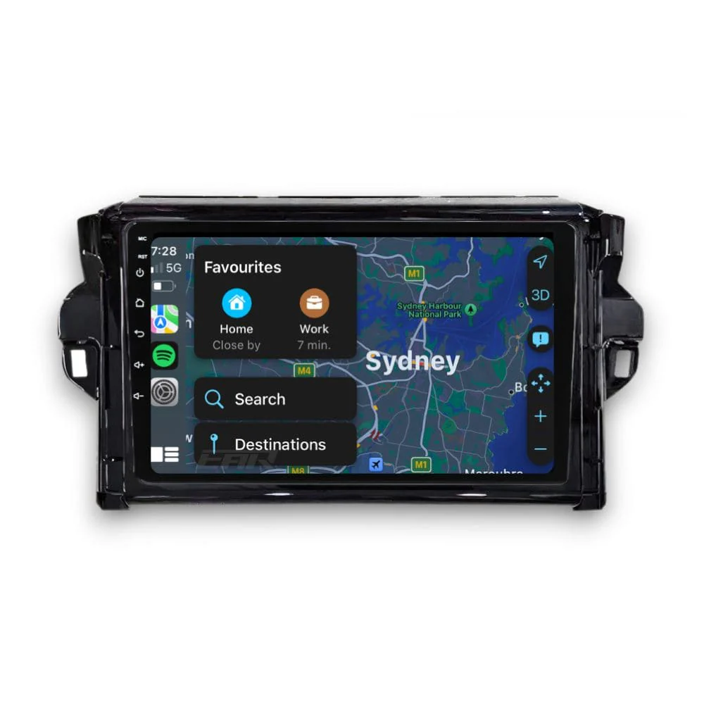 Toyota Fortuner (2015 - 2020) Multimedia 9" Touchscreen Display + Built-In Wireless Carplay & Android Auto - Image 5