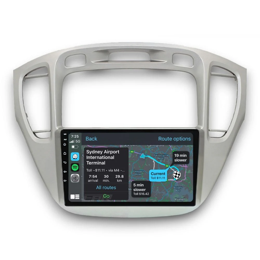Toyota Highlander/Kluger (2000 - 2007) Multimedia 9" Touchscreen Display + Built-In Wireless Carplay & Android Auto - Image 2