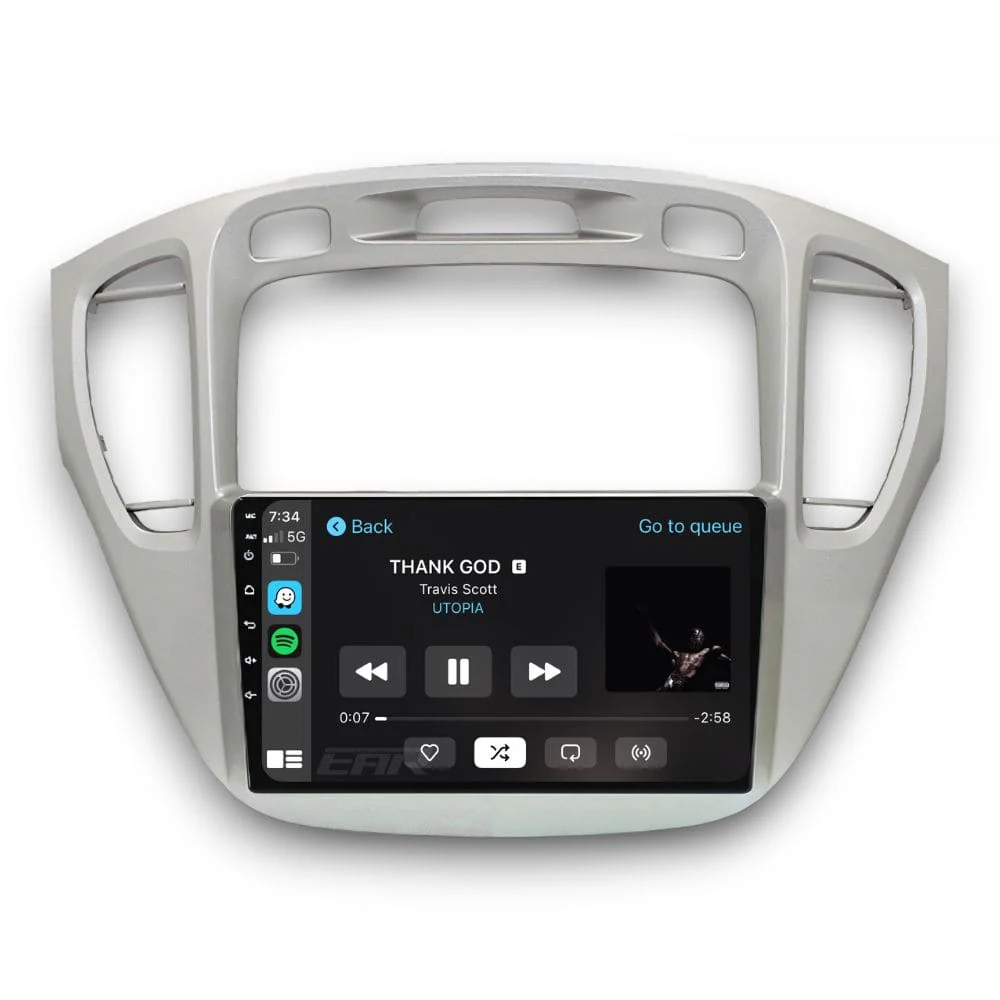 Toyota Highlander/Kluger (2000 - 2007) Multimedia 9" Touchscreen Display + Built-In Wireless Carplay & Android Auto - Image 3