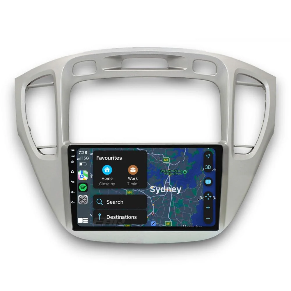 Toyota Highlander/Kluger (2000 - 2007) Multimedia 9" Touchscreen Display + Built-In Wireless Carplay & Android Auto - Image 5